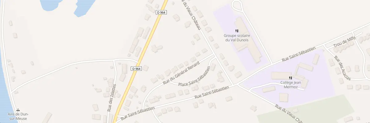 Plan du 9 Rue du Général Renard à Dun-sur-Meuse