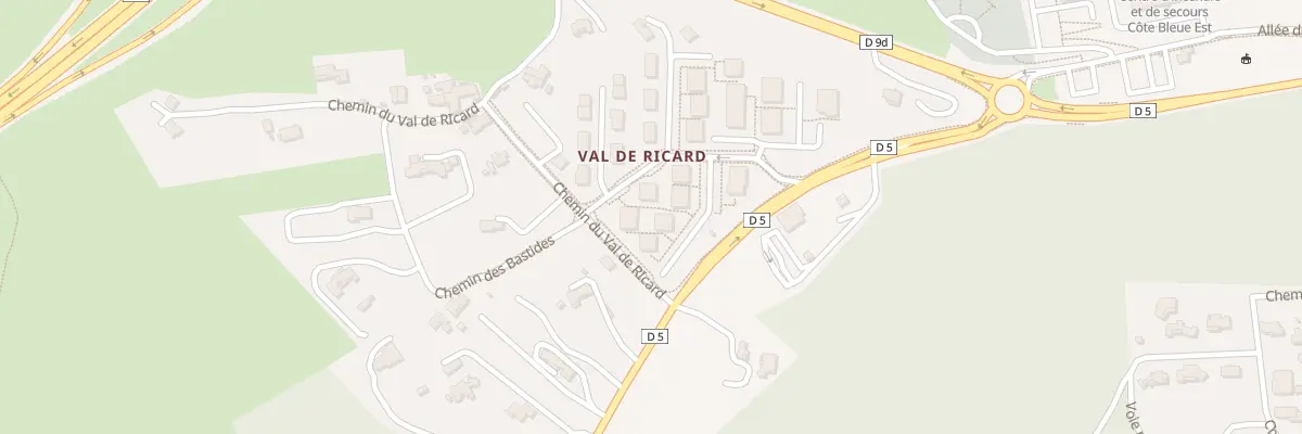 Plan du 5 Che Val de Ricard à Ensuès-la-Redonne