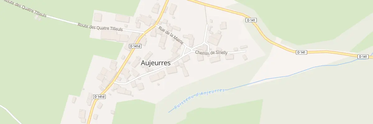 Plan du 4 Pl de la Peute Bete à Aujeurres