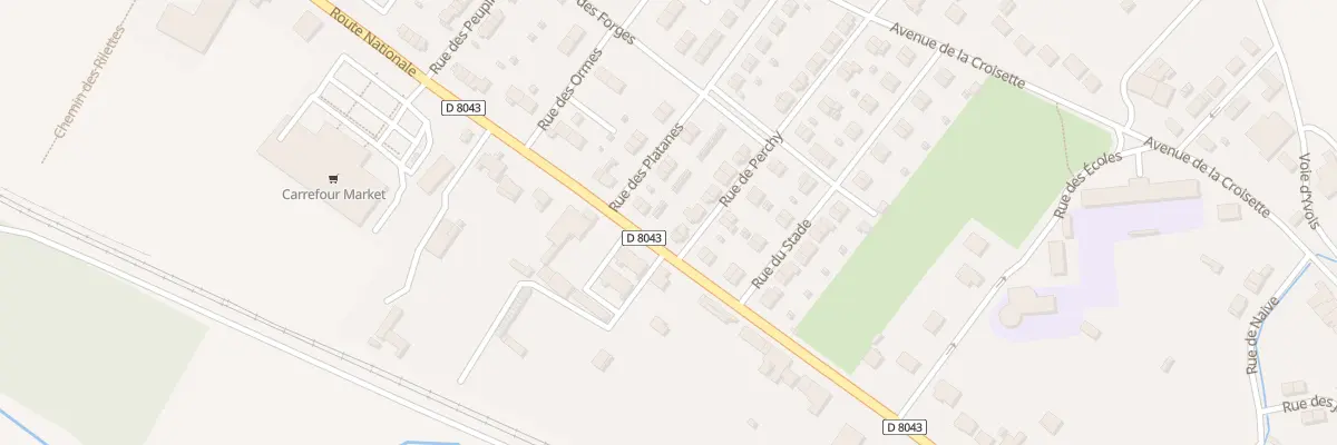 Plan du 1 Rue des Acacias à Blagny