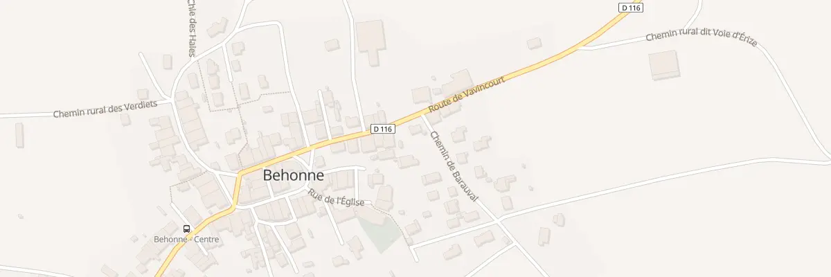 Plan du 51 Gr Grande Rue à Behonne