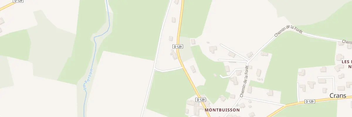 Plan du 404 Rte de Montbuisson à Crans