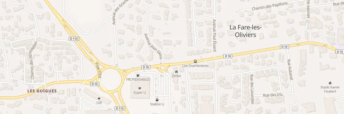 Plan du 6 Sq le Laurier à La Fare-les-Oliviers