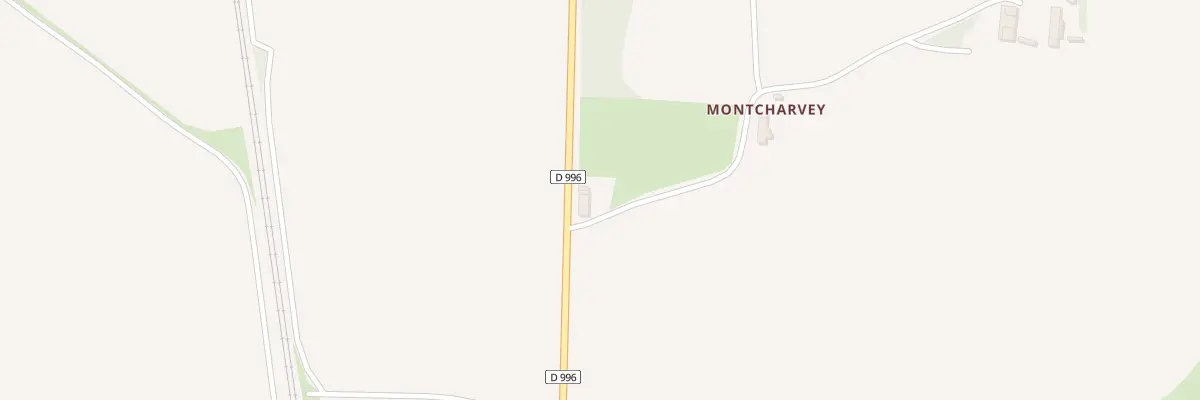 Plan du 1 Ham Montcharvey à Mervans