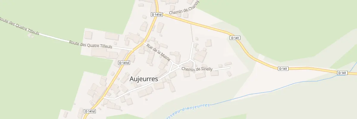 Plan du 2 Pl de la Peute Bete à Aujeurres