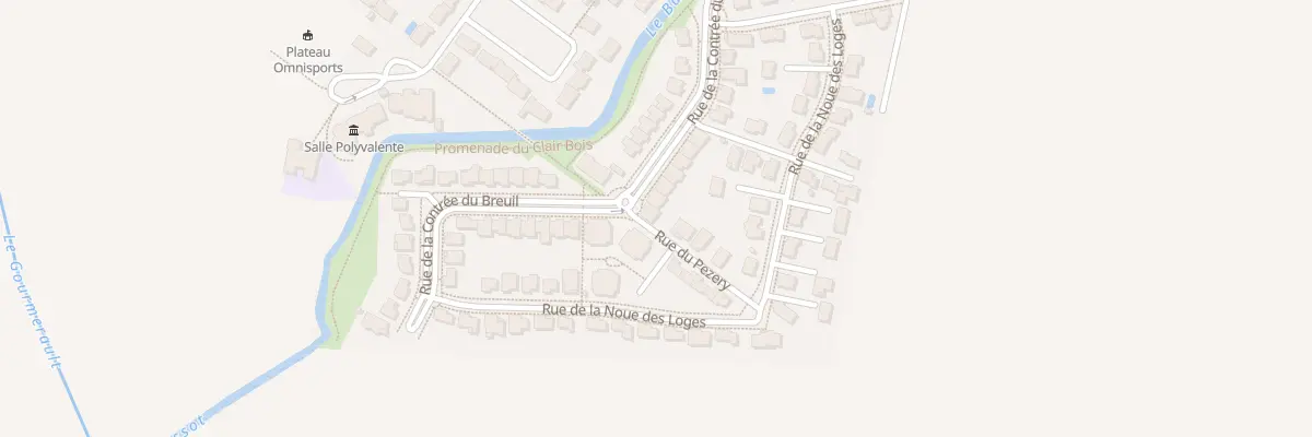 Plan du 21 Rue de la Contrée du Breuil à Bressey-sur-Tille