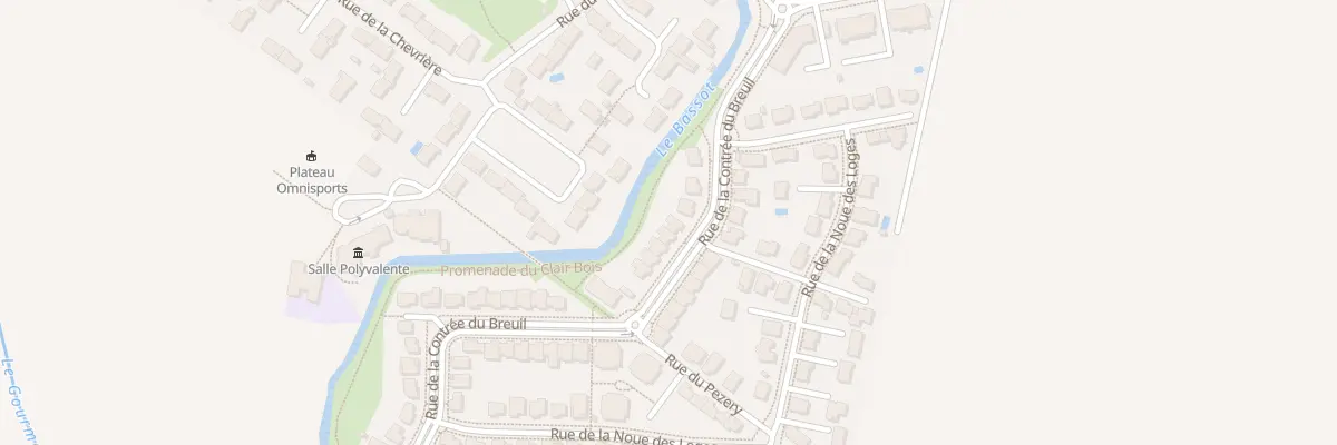 Plan du 8 Rue de la Contrée du Breuil à Bressey-sur-Tille