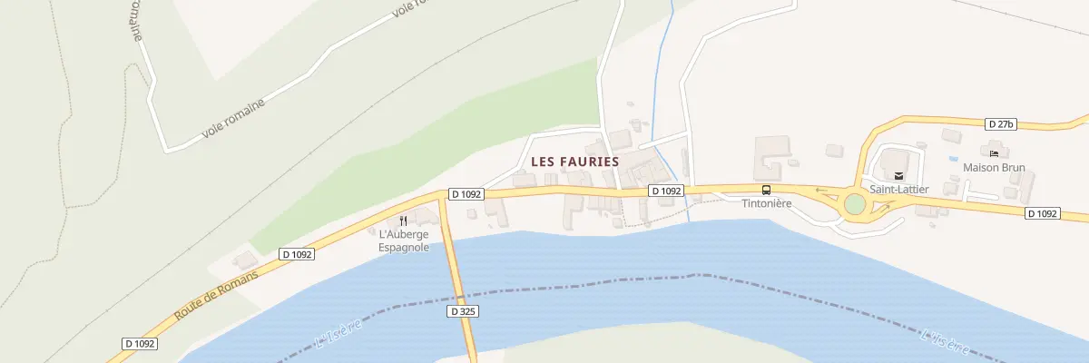 Plan du 290 Rte de Romans à Saint-Lattier