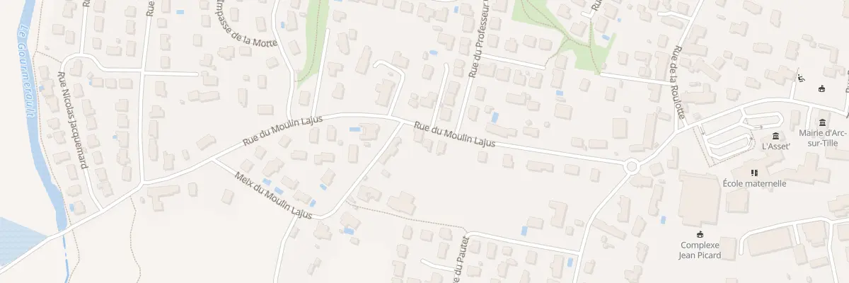 Plan du 17 Rue du Moulin Lajus à Arc-sur-Tille