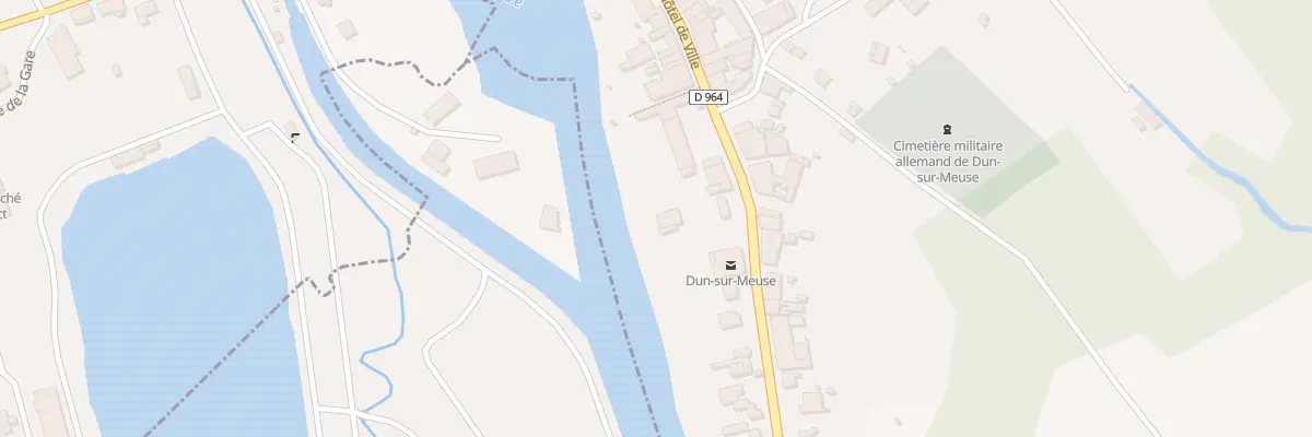 Plan du 8B Rue de Faubourg Saint Martin à Dun-sur-Meuse