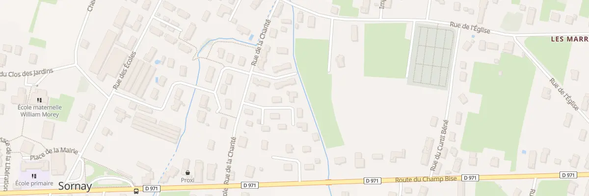 Plan du 142 Rue de la Charité à Sornay
