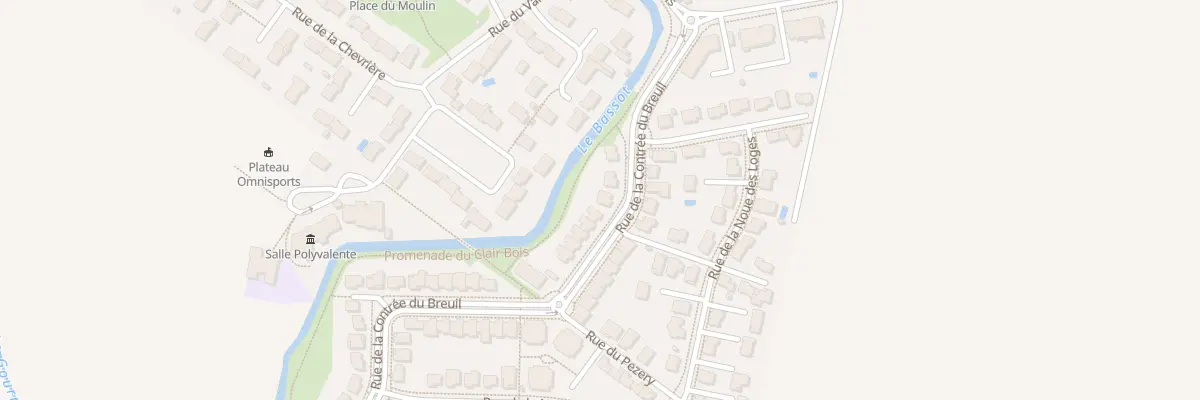 Plan du 6 Rue de la Contrée du Breuil à Bressey-sur-Tille