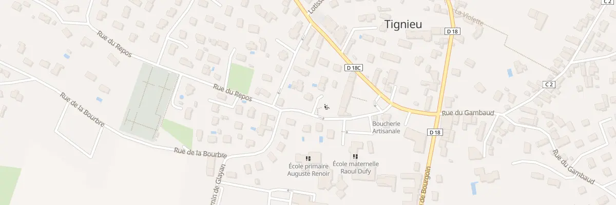 Plan du 4 Rue de la Bourbre à Tignieu-Jameyzieu