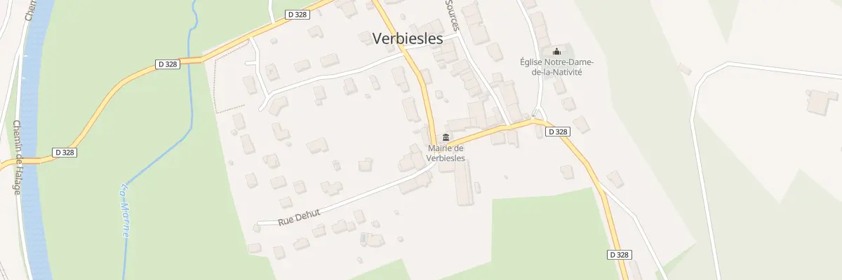 Plan du 5 Rue de la Marne à Verbiesles
