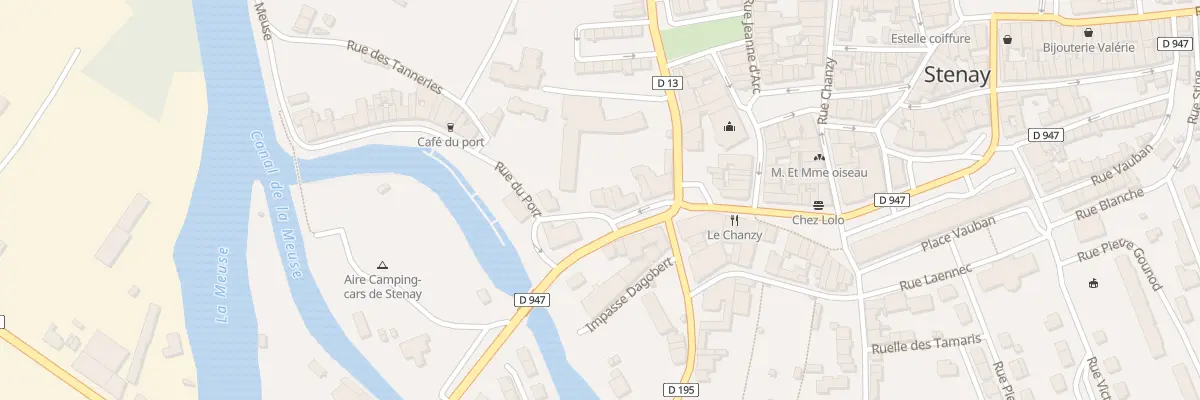 Plan du 45 Rue du Port à Stenay