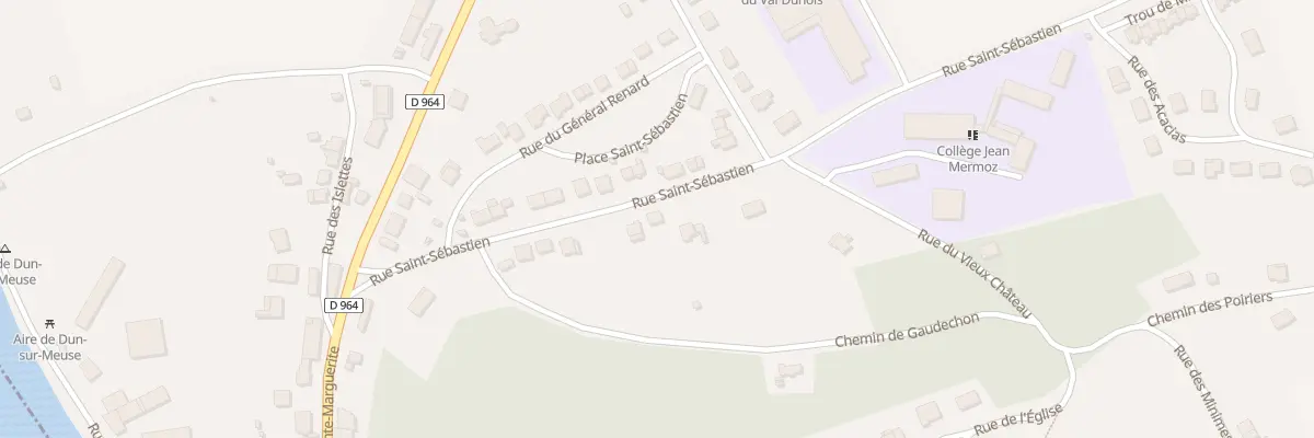 Plan du 18 Rue Saint-Sébastien à Dun-sur-Meuse