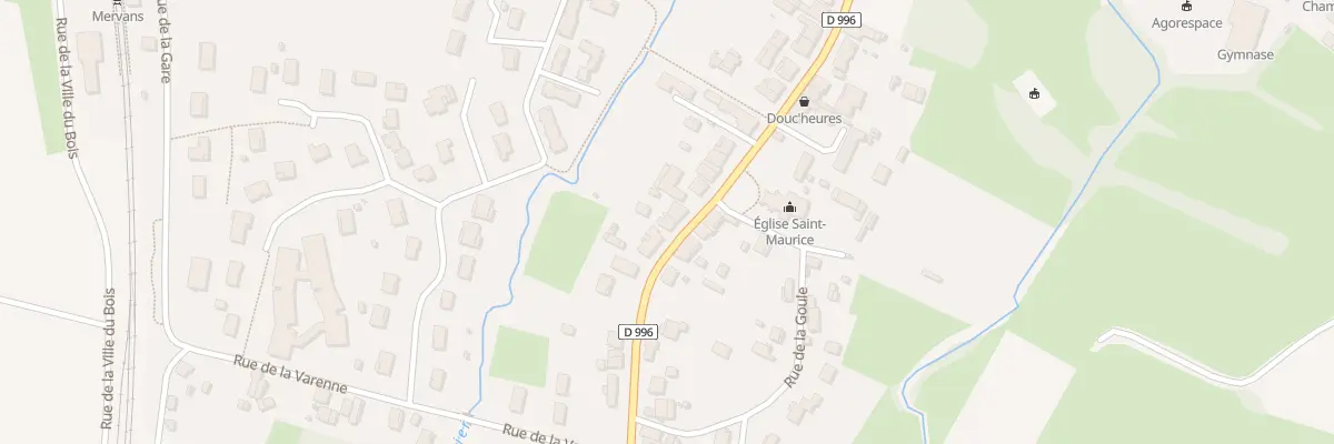 Plan du 46 Rte de Louhans à Mervans