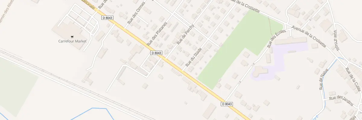 Plan du 3 Rue du Stade à Blagny
