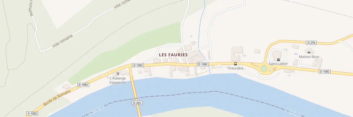 Plan du 5229 Aux Fauries à Saint-Lattier