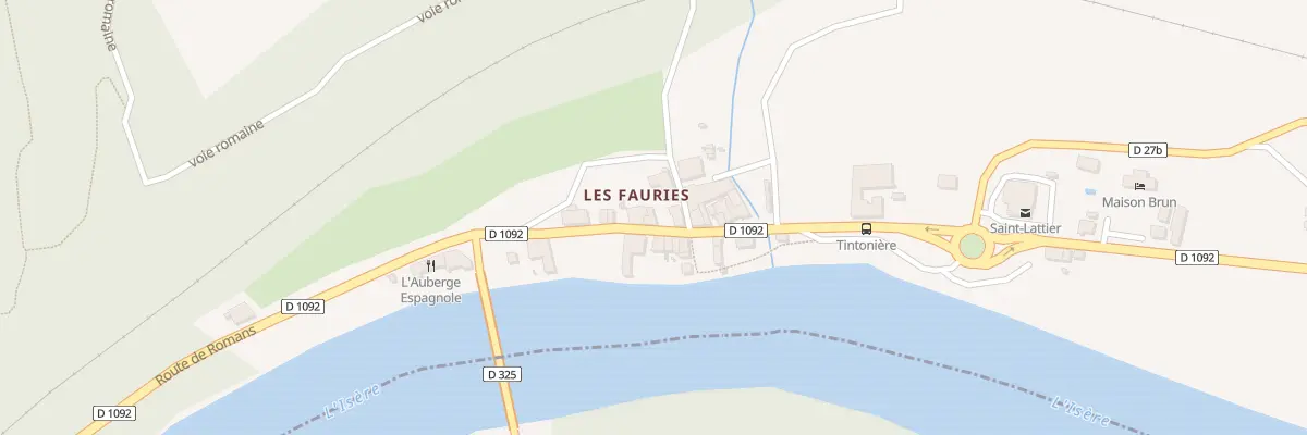 Plan du 240 Rte de Romans à Saint-Lattier