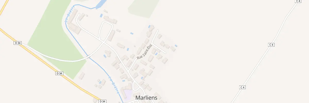 Plan du 8 Rue St Eloi à Marliens