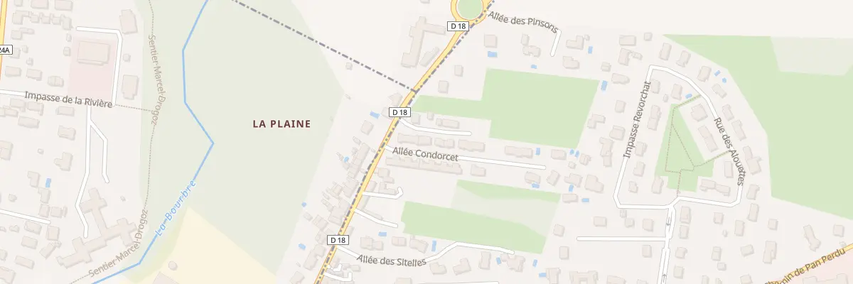 Plan du 3 All Condorcet à Tignieu-Jameyzieu