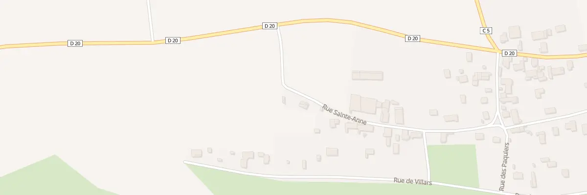 Plan du 15 Rue Sainte-anne à Esbarres