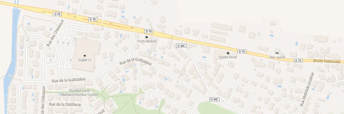 Plan du 79 Rue de Dijon à Arc-sur-Tille