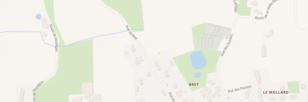 Plan du 214 Rue de Bret à Bresse Vallons