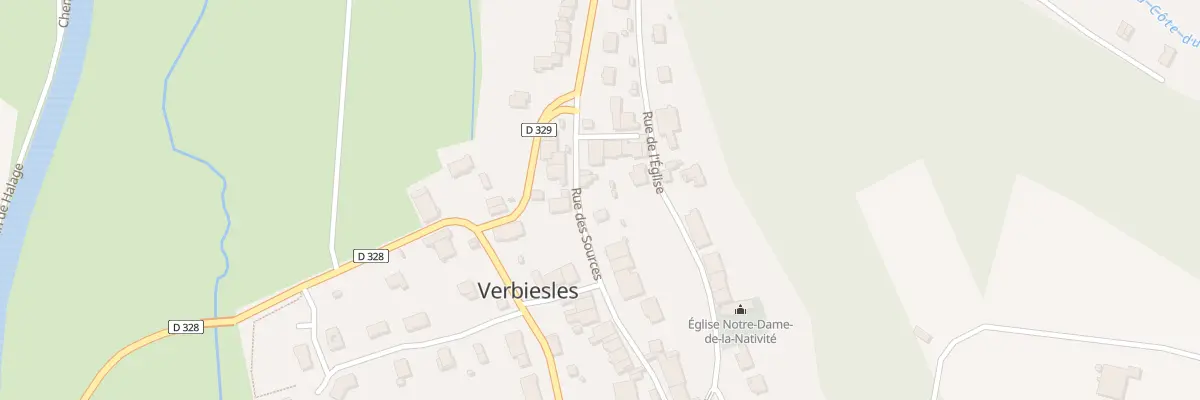 Plan du 22 Rue des Sources à Verbiesles
