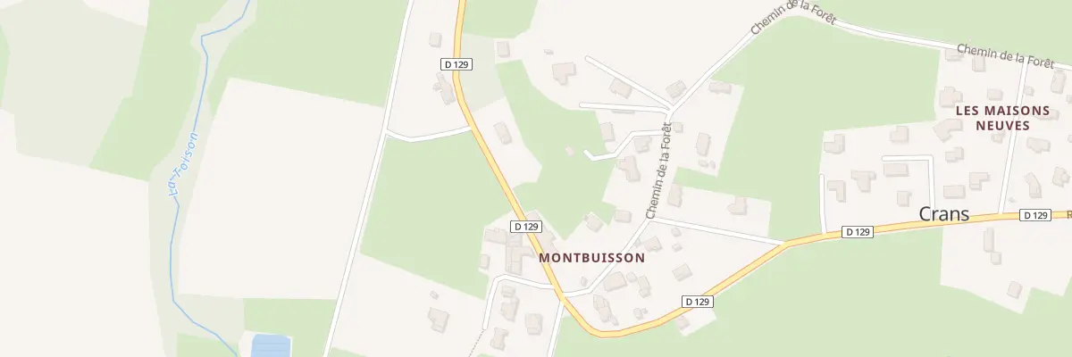 Plan du 525 Rte de Montbuison à Crans