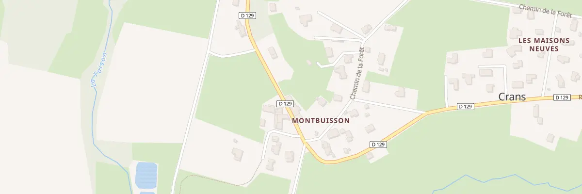 Plan du 551 Rte de Montbuisson à Crans