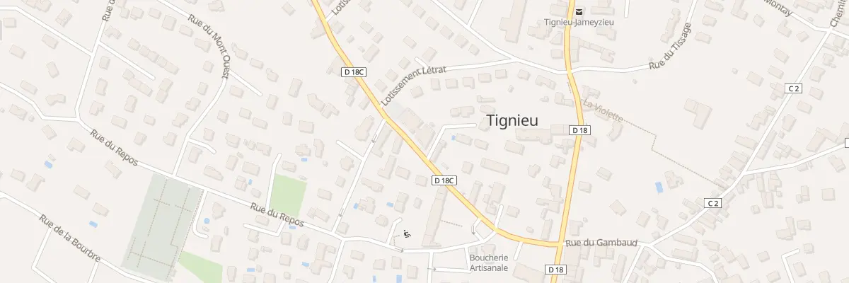 Plan du 10 Rue de l’Eglise à Tignieu-Jameyzieu
