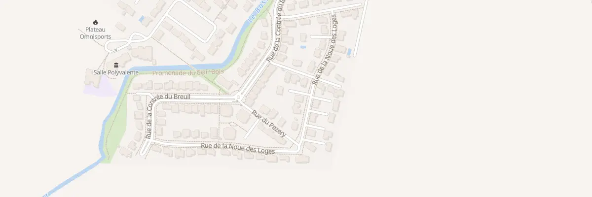 Plan du 14 Rue de la Noue des Loges à Bressey-sur-Tille