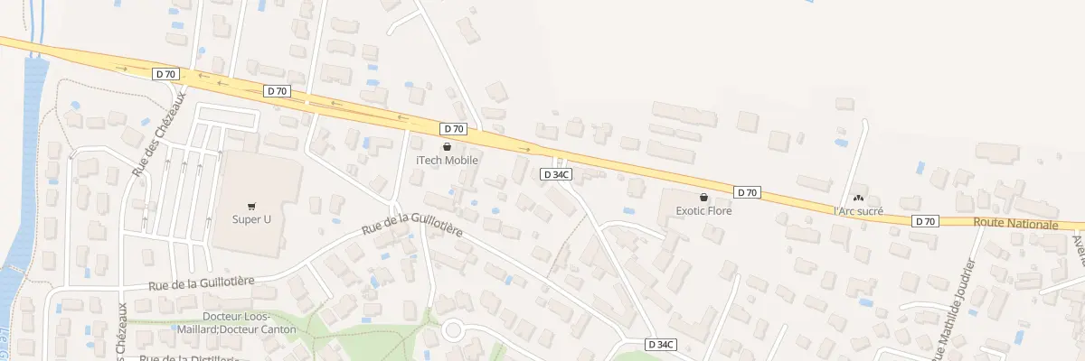 Plan du 79B Rue de Dijon à Arc-sur-Tille