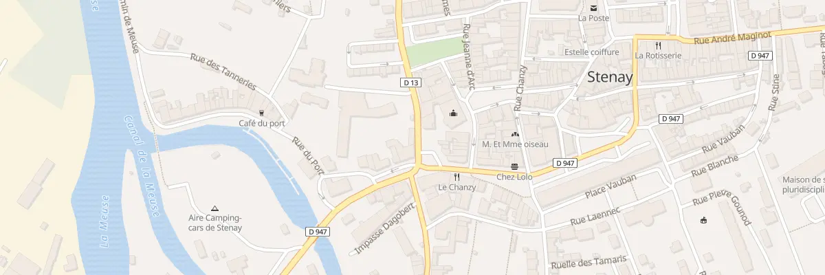 Plan du 1 Rue Basse des Remparts à Stenay