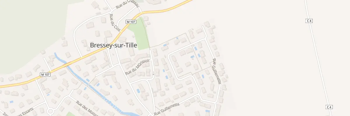 Plan du 14 Rue du Meix à Bressey-sur-Tille