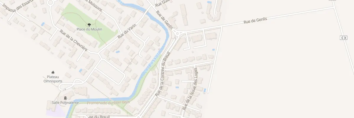 Plan du 3 Rue du Petit Vaudrey à Bressey-sur-Tille