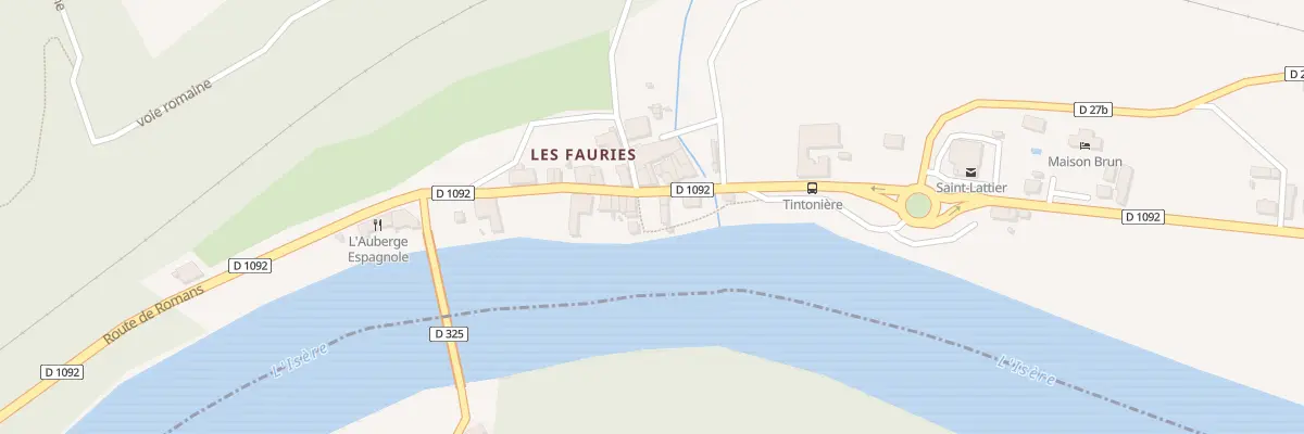 Plan du 205 Rte de Romans à Saint-Lattier