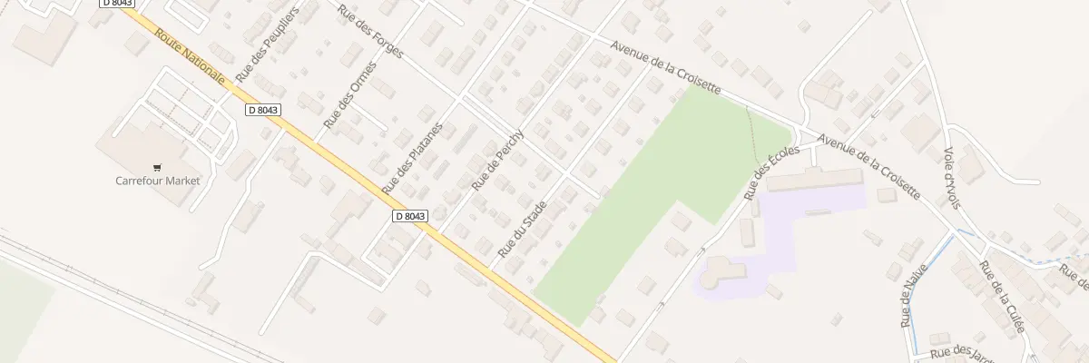 Plan du 4 Rue des Marronniers à Blagny
