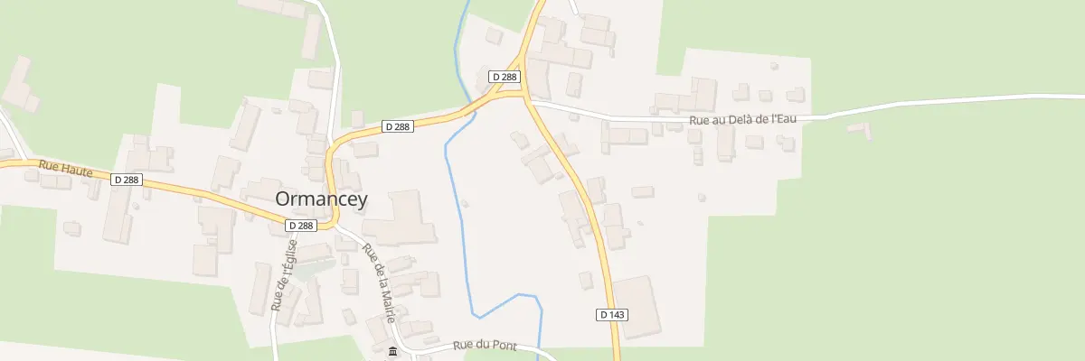 Plan du 4 Rue des Marronniers à Ormancey