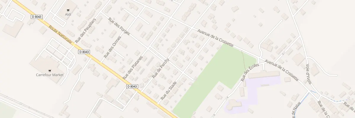 Plan du 3 Rue des Marronniers à Blagny