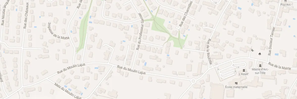 Plan du 4 Rue du Drapeau à Arc-sur-Tille