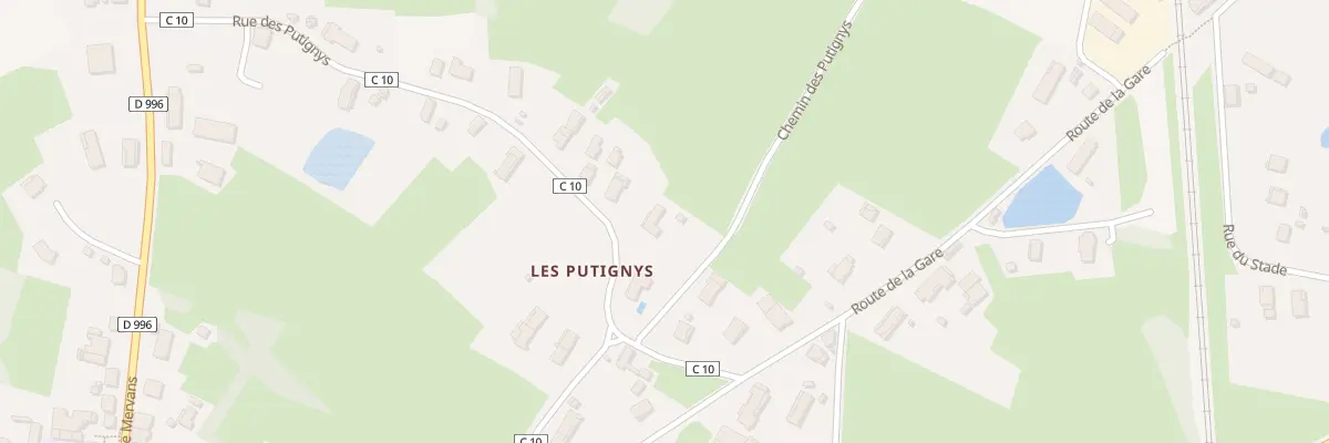 Plan du 21 Rue des Putignys à Simard