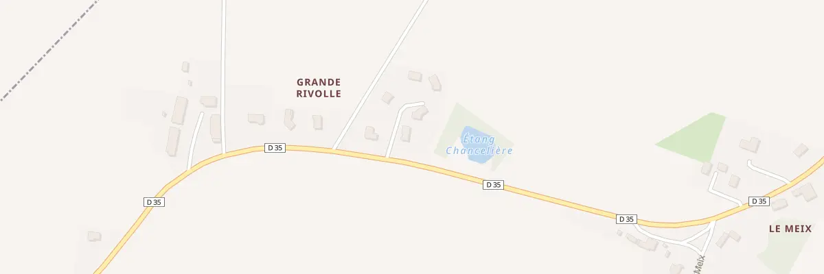 Plan du 2 Imp Grande Rivolle à Lanthes