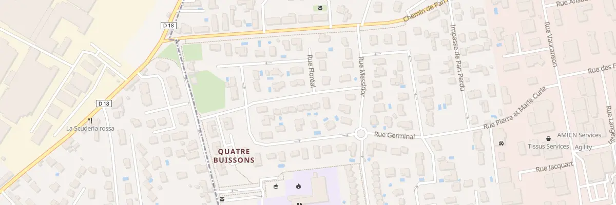 Plan du 10 Rue Floréal à Tignieu-Jameyzieu
