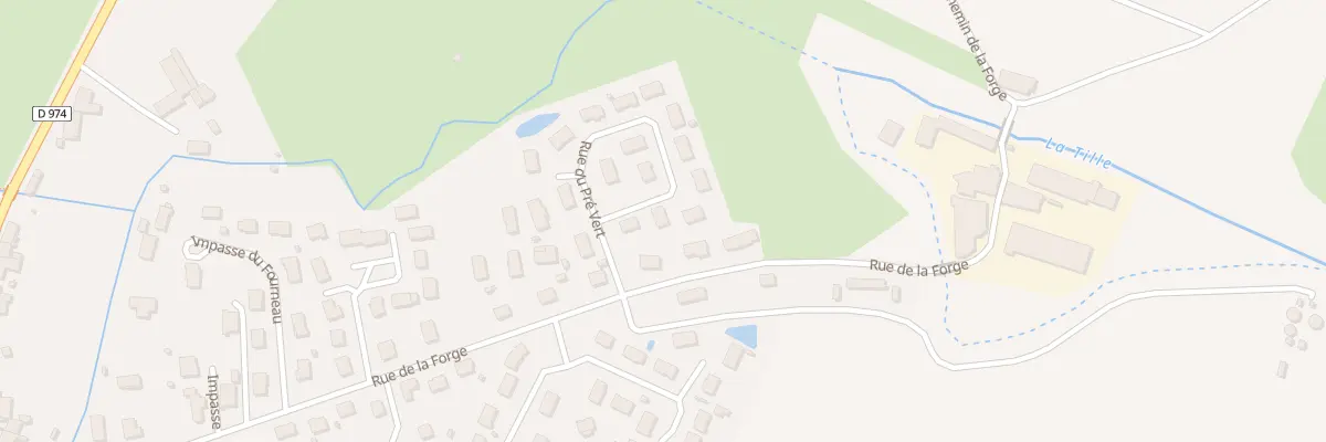 Plan du 4 Rue du Pré Vert à Til-Châtel
