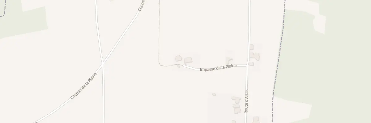 Plan du 7 Imp de la Plaine à Four