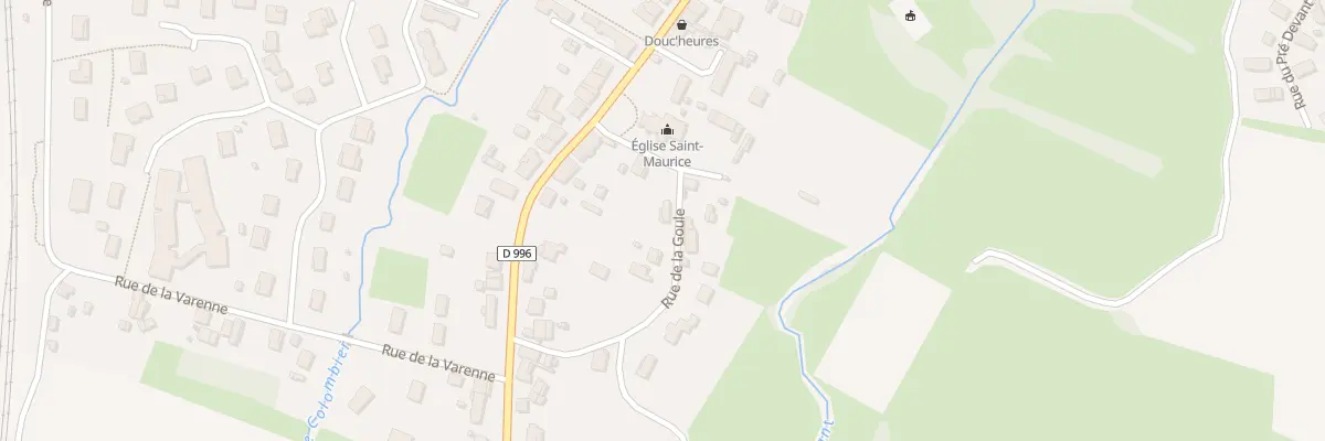 Plan du 6 Rue de la Goule à Mervans