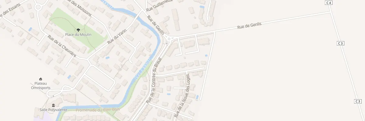 Plan du 7 Rue du Petit Vaudrey à Bressey-sur-Tille